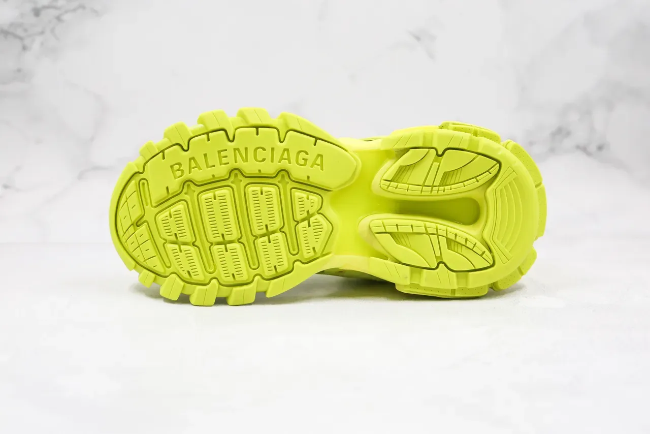 Balenciaga Track Trainer Sneakers Chunky Jaune Néon 3