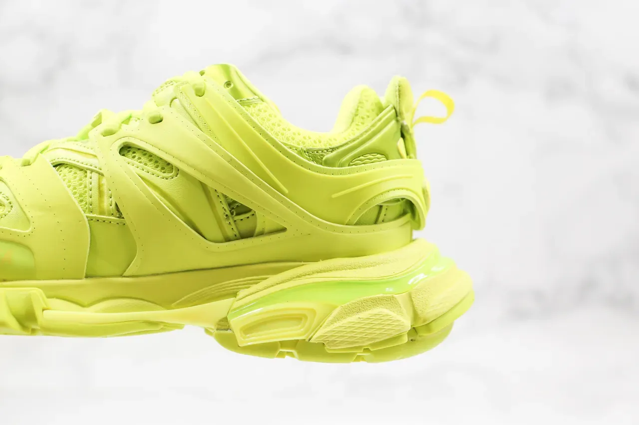 Balenciaga Track Trainer Sneakers Chunky Jaune Néon 4