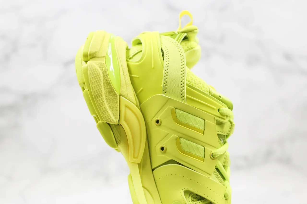 Balenciaga Track Trainer Sneakers Chunky Jaune Néon 5