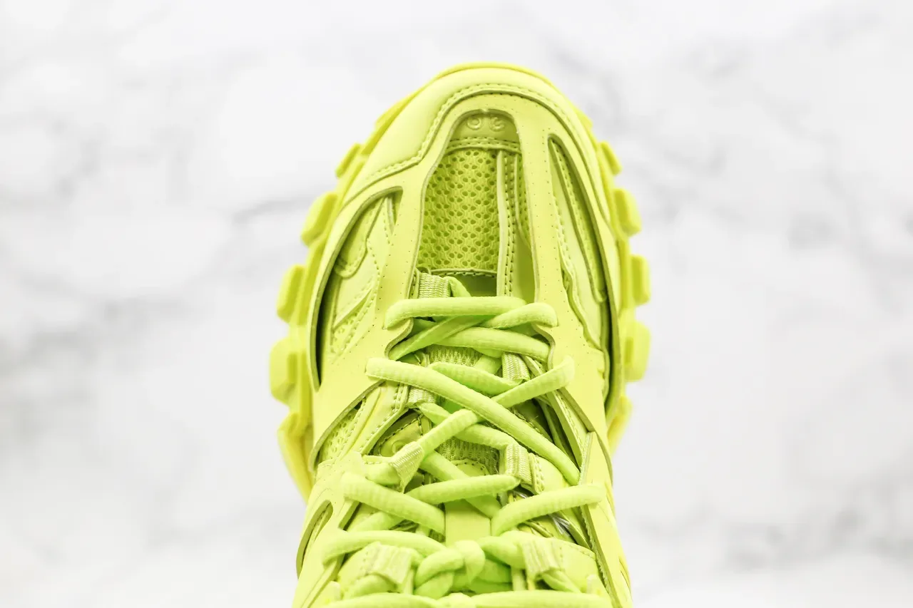 Balenciaga Track Trainer Sneakers Chunky Jaune Néon 6