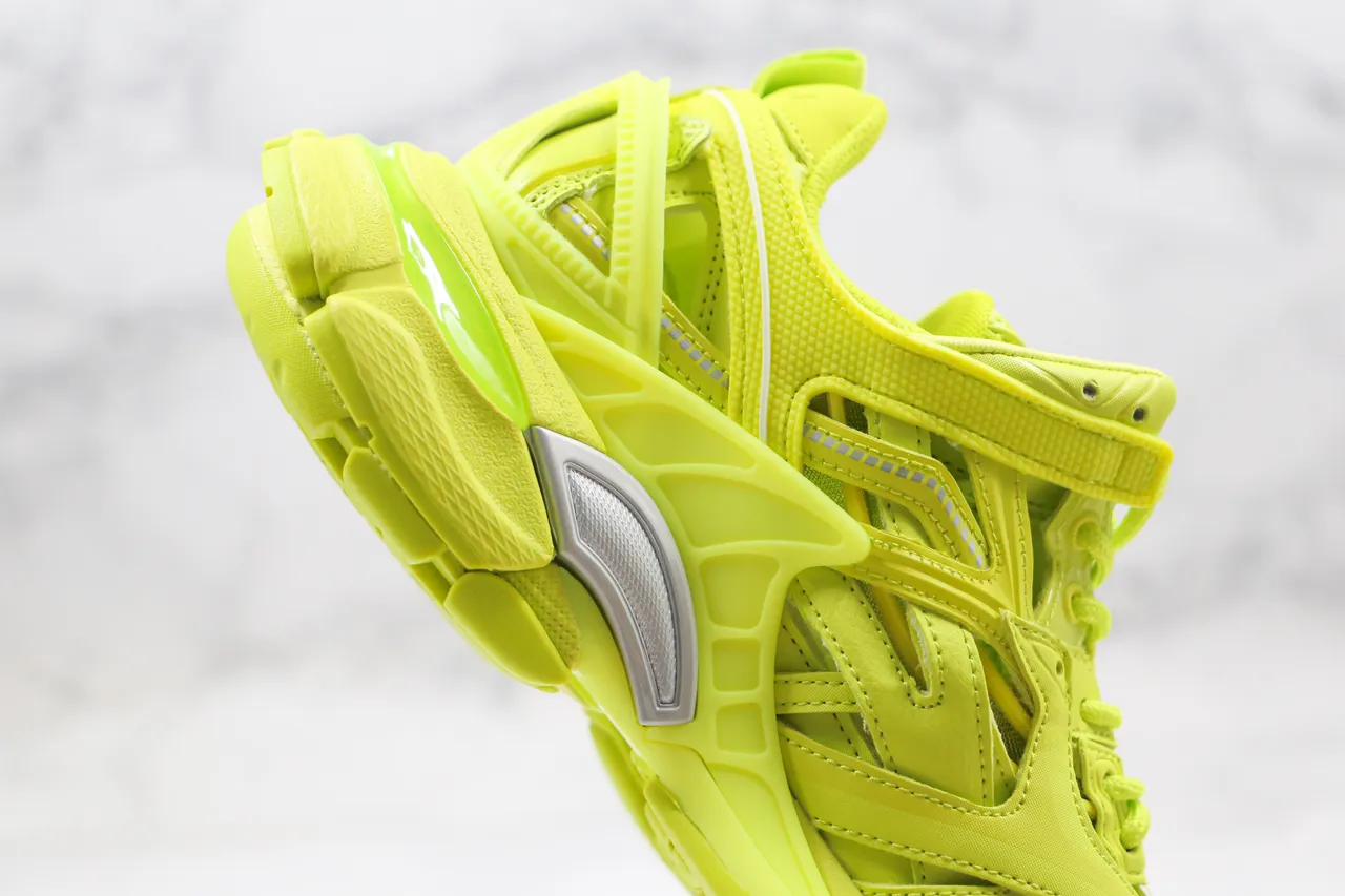 Balenciaga Track Trainer Neon Yellow Chunky Sneakers 6
