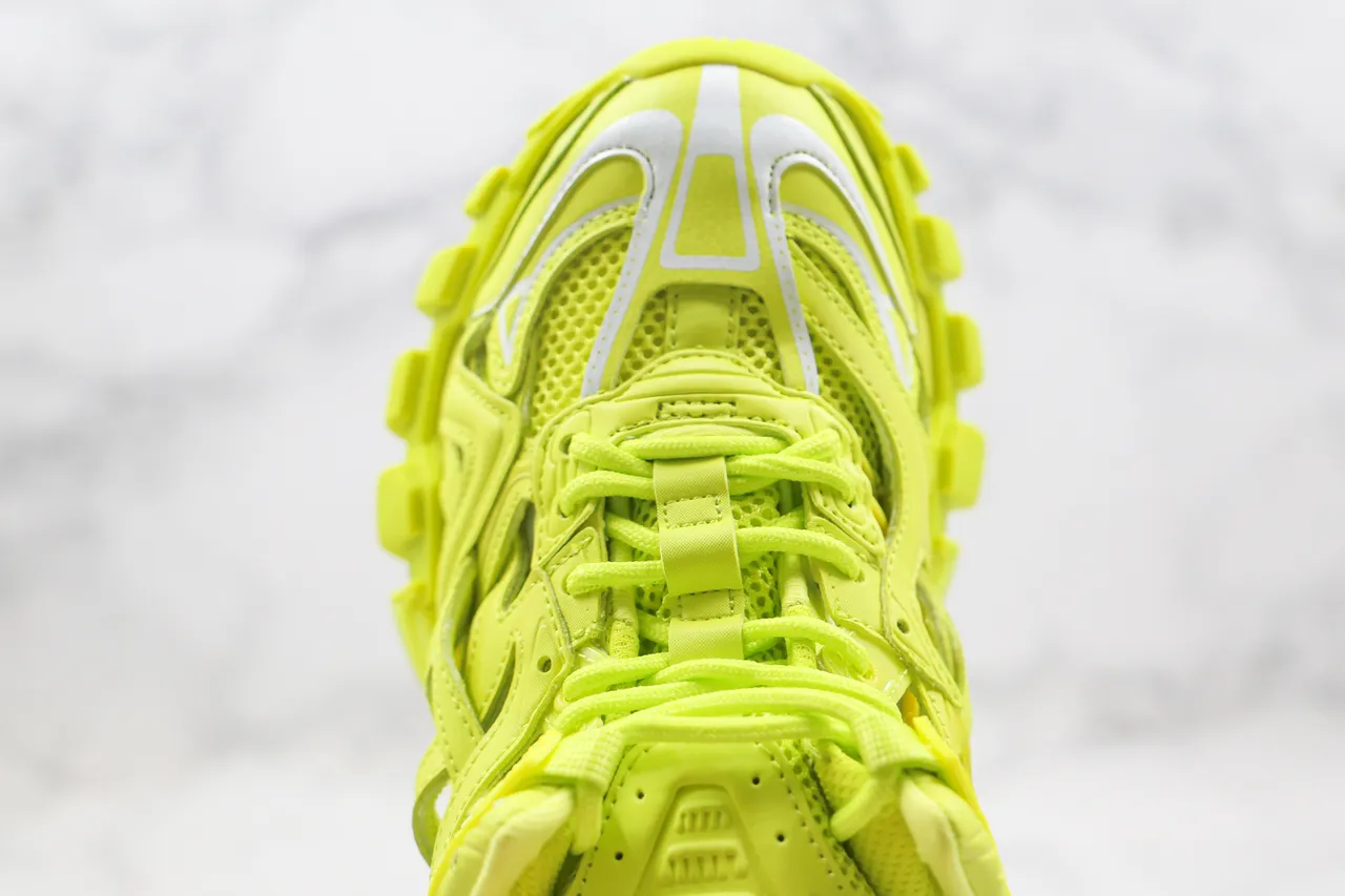 Balenciaga Track Trainer Neon Yellow Chunky Sneakers 7