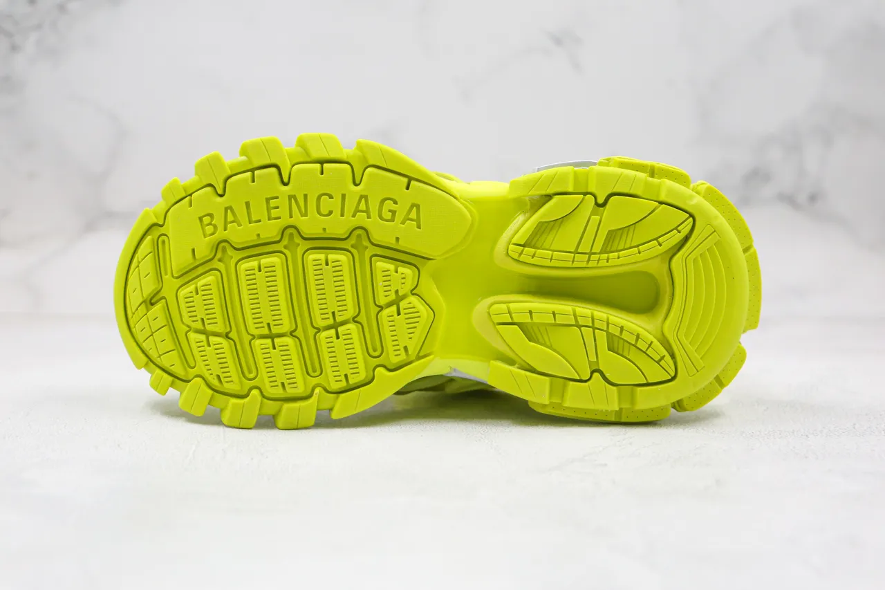 Balenciaga Track Trainer Neon Yellow Chunky Sneakers 9