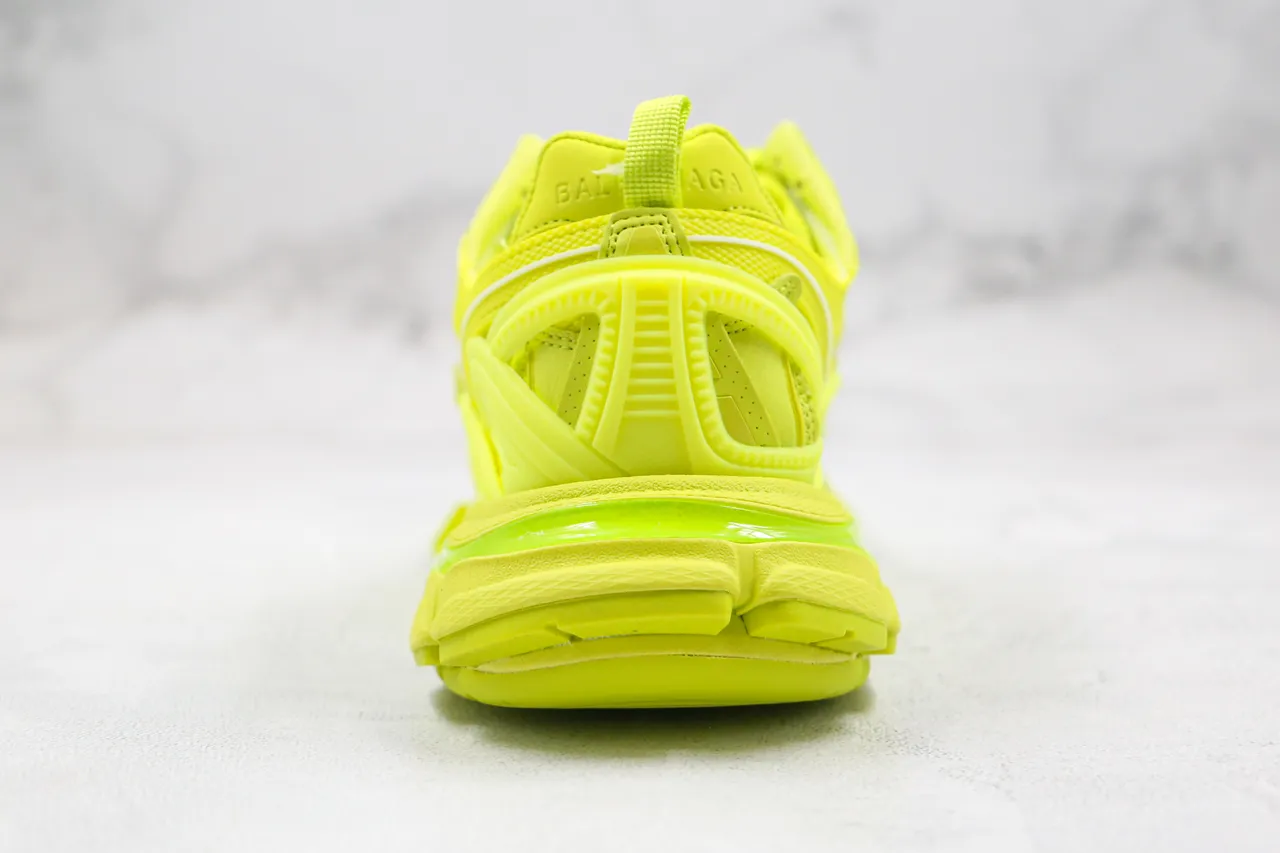 Balenciaga Track Trainer Neon Yellow Chunky Sneakers 10