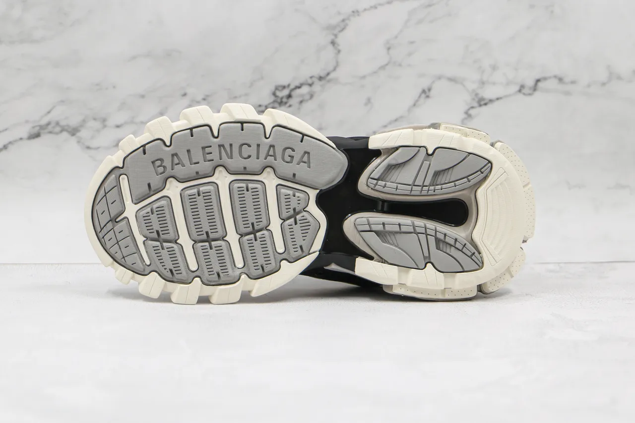 Balenciaga Track Trainer Blancos Negros Grises Amarillos Zapatillas con suela gruesa 3