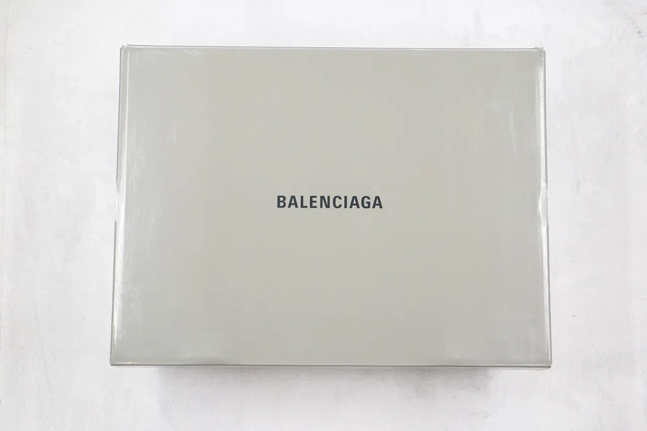 Balenciaga Triple S 白粉色透明白厚底运动鞋 10