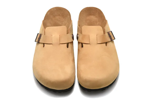 Birkenstock Arizona भूरा काला स्यूड ऊपरी एक बकल पट्टा कैजुअल जूते 2