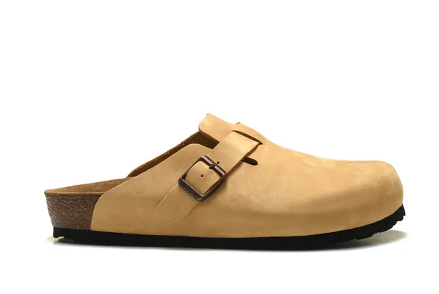 Birkenstock Arizona भूरा काला स्यूड ऊपरी एक बकल पट्टा कैजुअल जूते 4