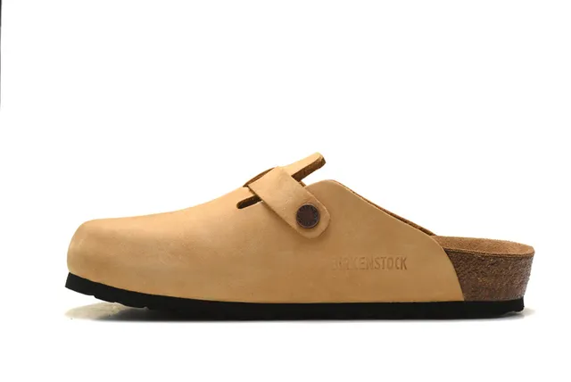 Birkenstock Arizona भूरा काला स्यूड ऊपरी एक बकल पट्टा कैजुअल जूते 5