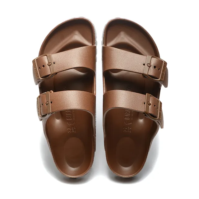 Birkenstock Arizona भूरा केजुअल सैंडल्स 3