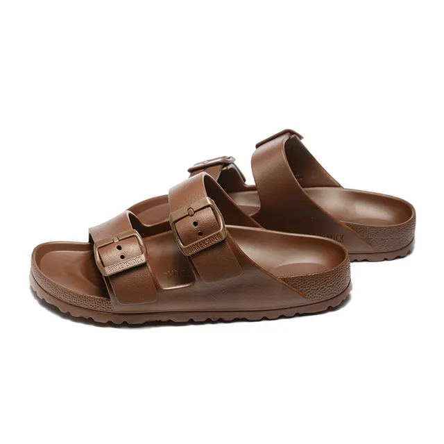 Birkenstock Arizona भूरा केजुअल सैंडल्स 4