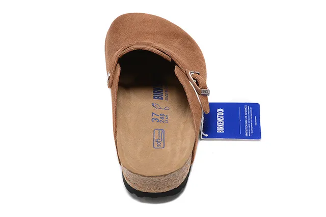 Birkenstock Arizona 棕色麂皮木屐 3