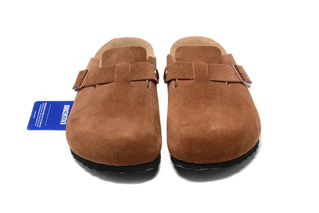 Birkenstock Arizona 棕色麂皮木屐 4