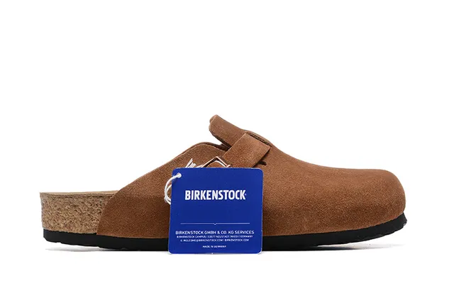 Birkenstock Arizona 棕色麂皮木屐 6