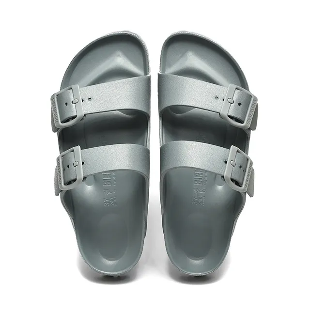 Birkenstock Arizona gris sandalias casuales 5