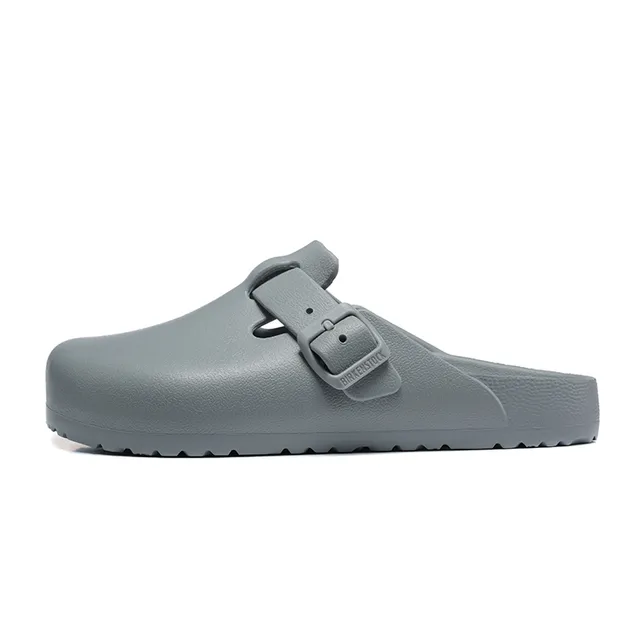 Birkenstock Arizona Gray Molded EVA Construction Single Adjustable Strap Clog 3