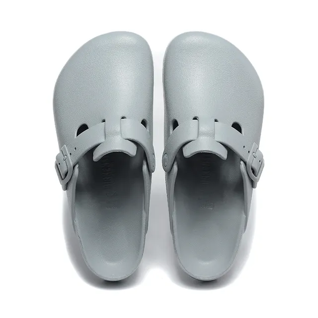 Birkenstock Arizona Gray Molded EVA Construction Single Adjustable Strap Clog 6