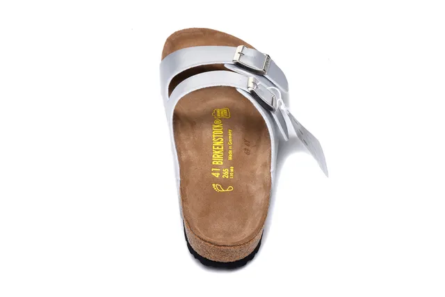 Birkenstock Arizona Prata metálica Sandálias casual 5