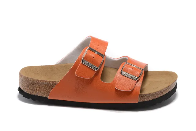 Birkenstock Arizona Laranja Sandálias casuais de duas tiras 4