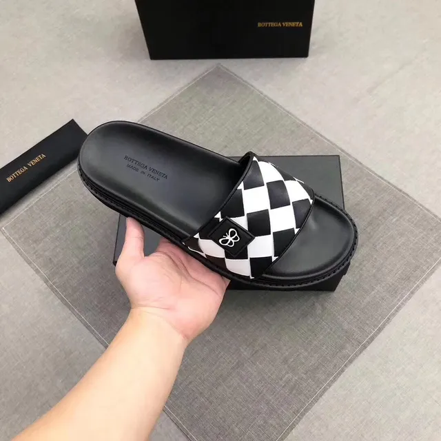 Bottega Veneta Cassette Checkerboard Slipper 2