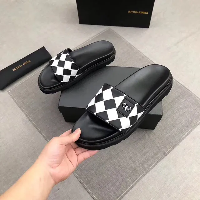 Bottega Veneta Cassette Checkerboard Slipper 5