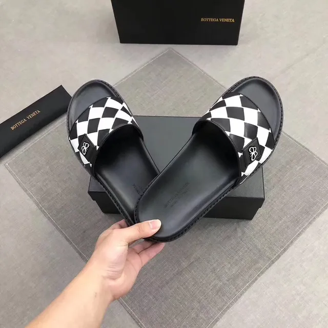 Bottega Veneta Cassette Checkerboard Slipper 6
