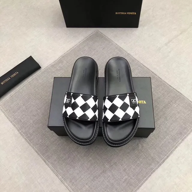 Bottega Veneta Cassette Checkerboard Slipper 7