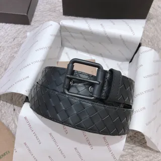 Bottega Veneta Cassette Intrecciato Cinto de couro tecido