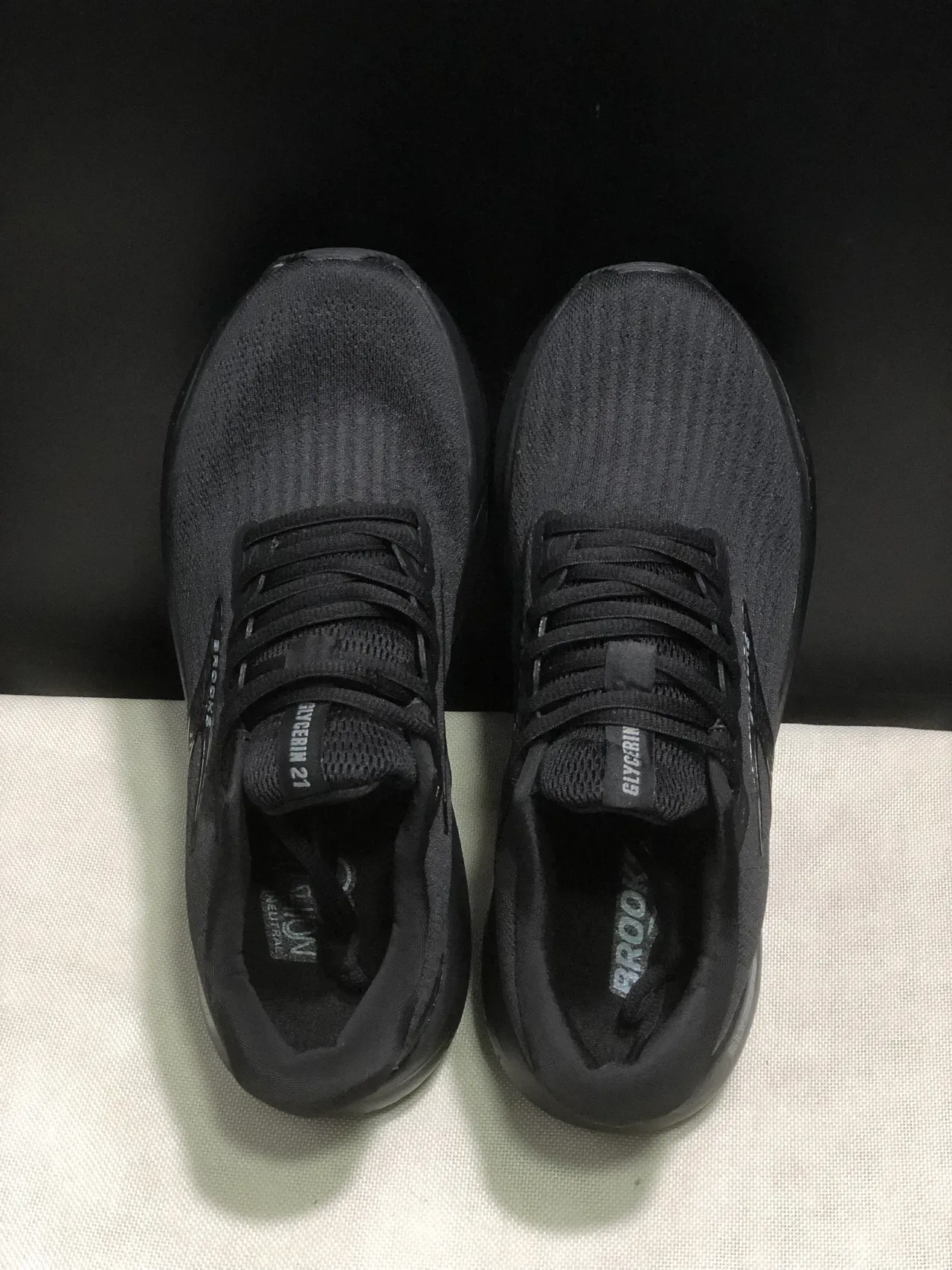 Brooks Glycerin Monochrome Black tênis de corrida 5