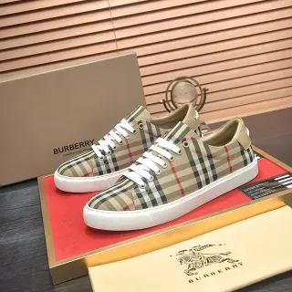 Burberry أحذية رياضية منخفضة العلوية بنمط الشيك أسلوب حياة