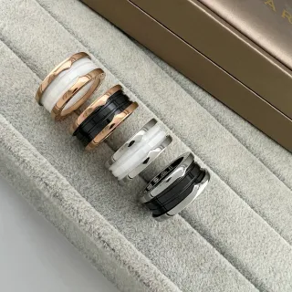 Bvlgari B.zero1 Multi-Band Ceramic and Metal Rings