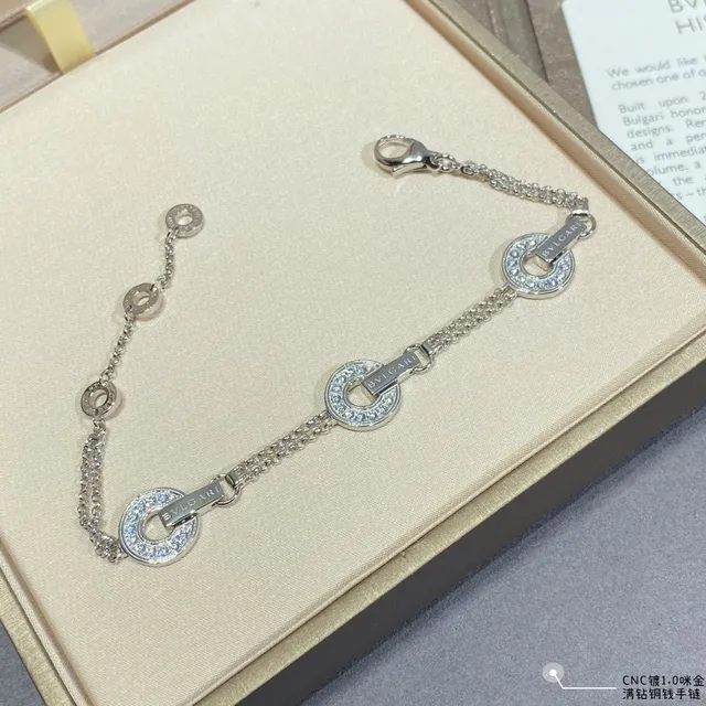 Bvlgari B.zero1 Pavé 圆形链环手链 4
