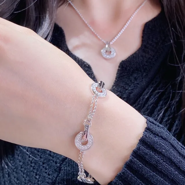 Bvlgari B.zero1 Pavé 圆形链环手链 8