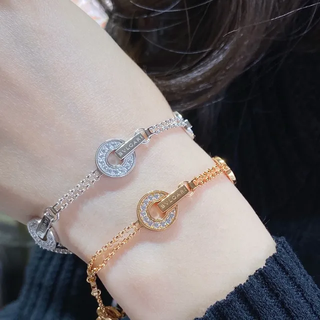 Bvlgari B.zero1 Pavé 圆形链环手链 9
