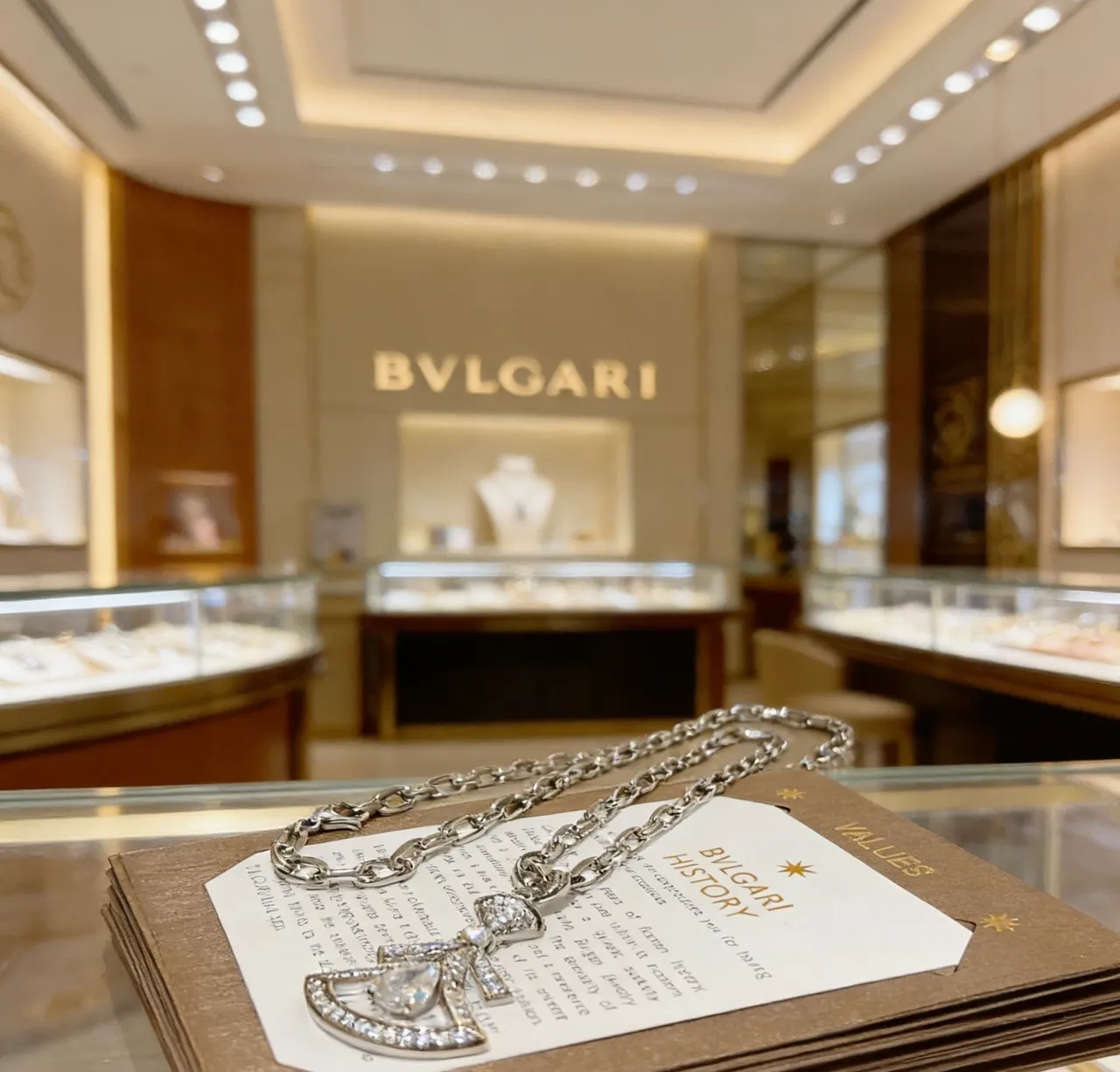 Bvlgari Divas’ Dream Lazo Motivo Colgante de Diamantes 2