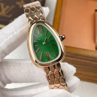 Bvlgari Serpenti 泪滴绿日冕机械腕表