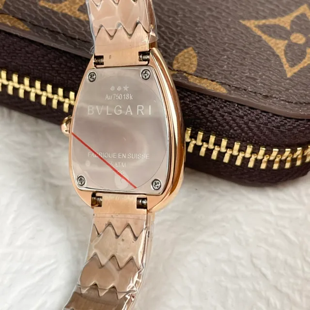Bvlgari Serpenti Gotas Verdes Sunburst Relógio Mecânico 4