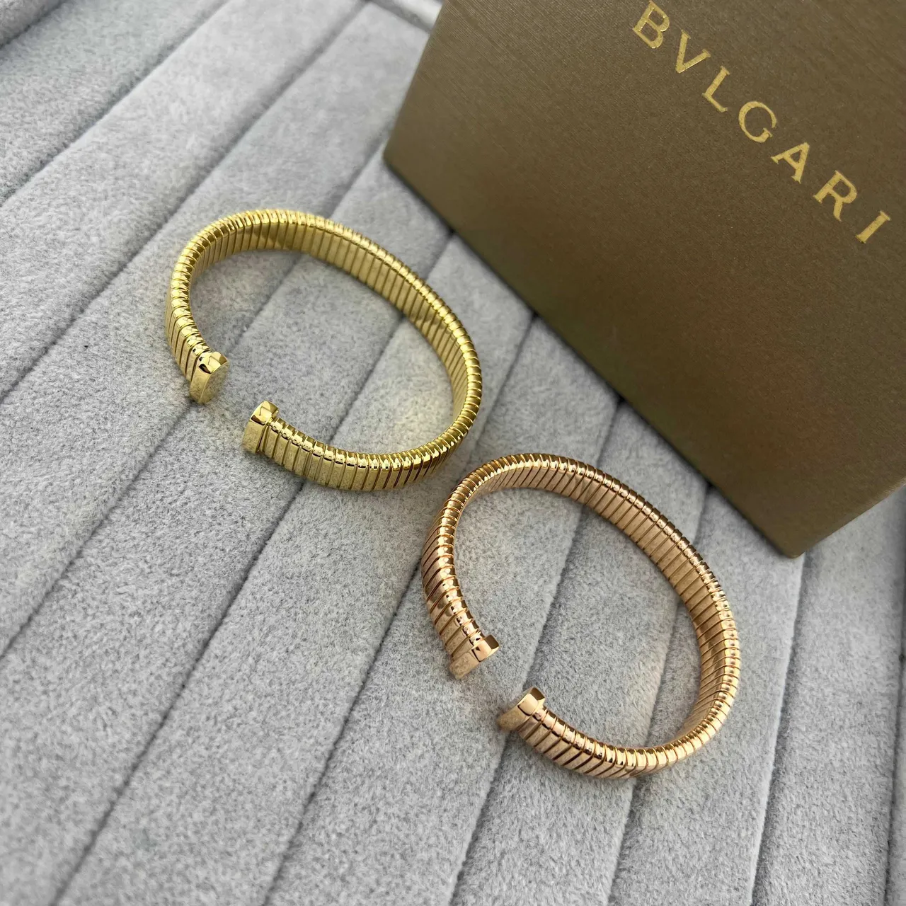 Bvlgari Tubogas Yellow Gold and Rose Gold ব্রেসলেট 5