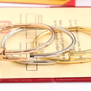 Cartier Juste un Clou Bracelet Rose Gold White Gold Yellow Gold Bracelets