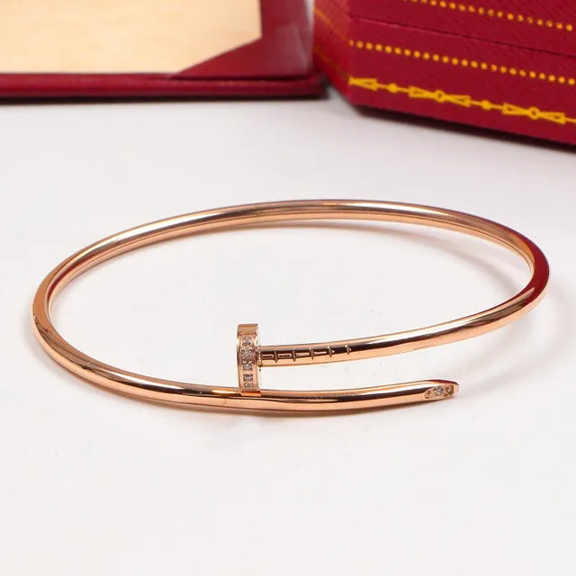 Cartier Juste un Clou Gold Silver Nail-Motif Clasp Open Bangle Bracelet 9