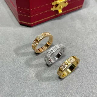 Cartier Juste un Clou خاتم الماس الضيق المبطن كامل