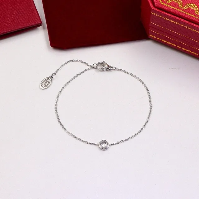 Cartier Juste un Clou Single Stone Chain Bracelet 3