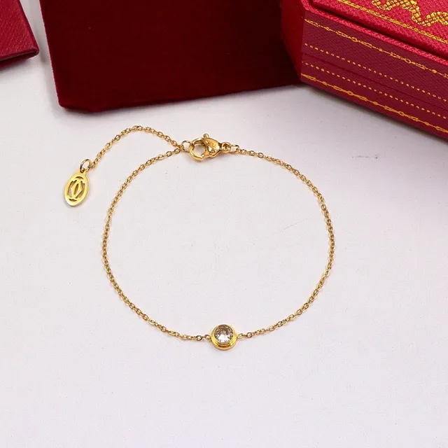 Cartier Juste un Clou Single Stone Chain Bracelet 4