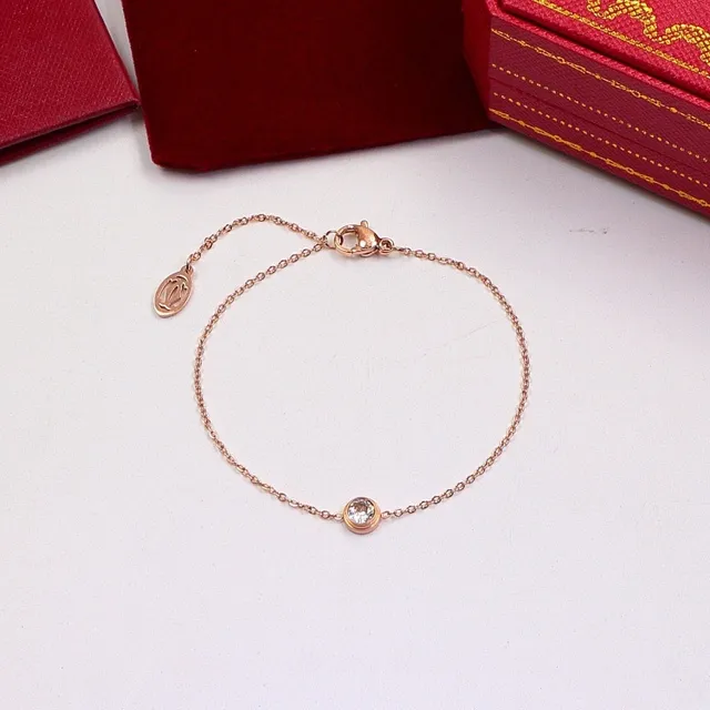 Cartier Juste un Clou Single Stone Chain Bracelet 5