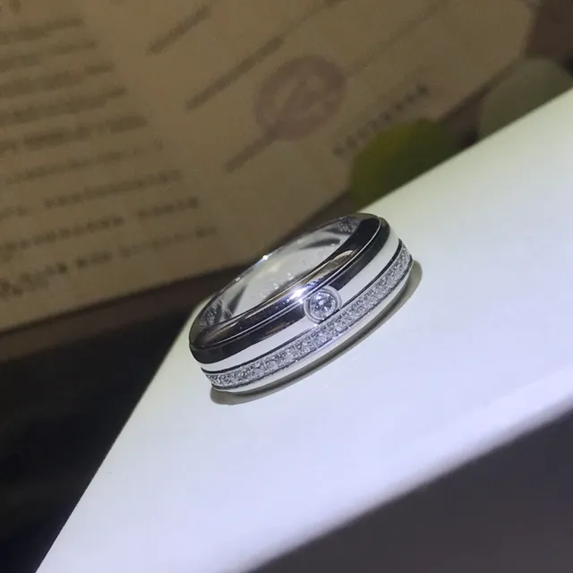 Cartier Love 金银 堆叠 双带 Pavé-Set 侧边通道 戒指 2