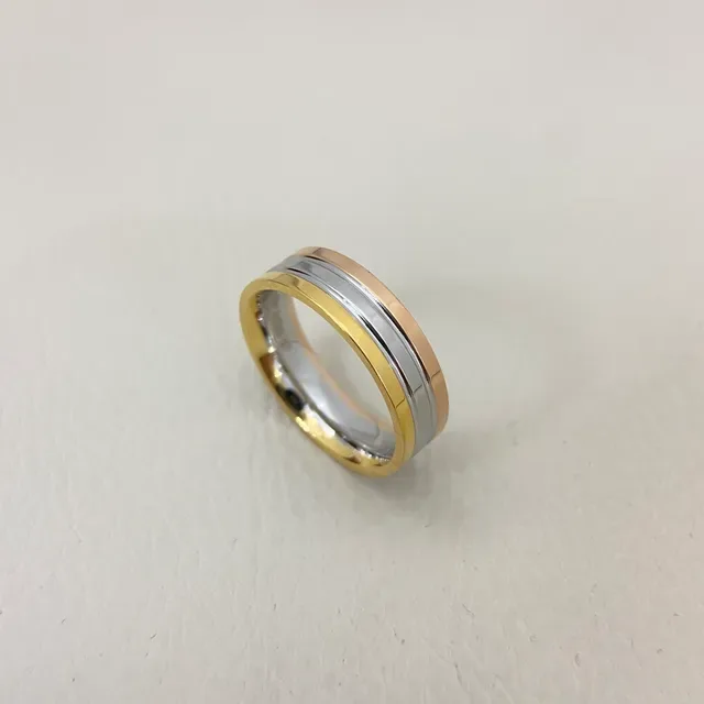 Cartier Bague Bande Ranurée Bicolore 2