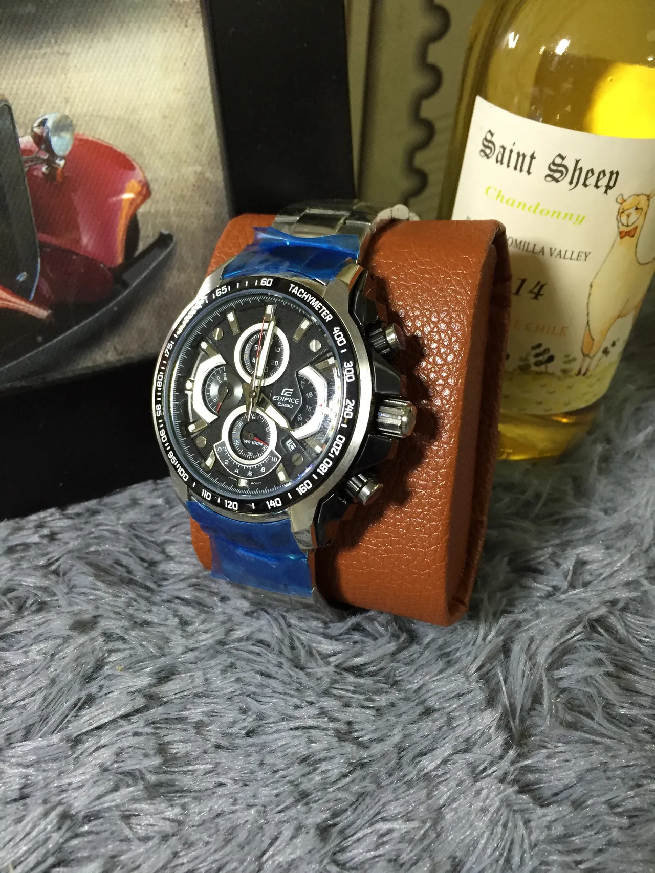 Casio Edifice Chronograph Black Dial Stainless Steel Sports Watch 7
