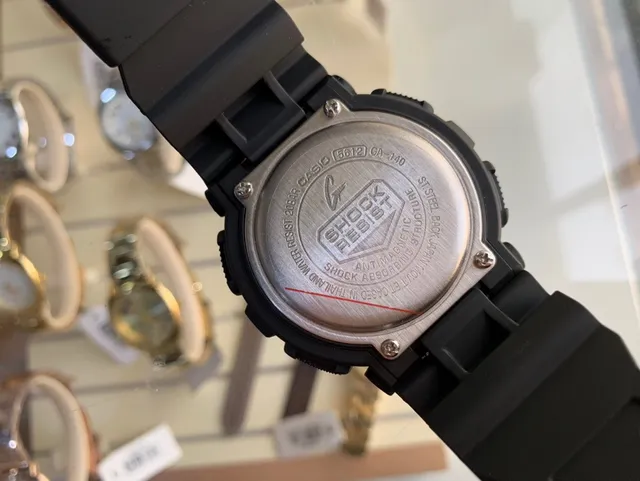 Casio G-Shock GA-100 কালো লাল সোনা স্পোর্টস ওয়াচ 3