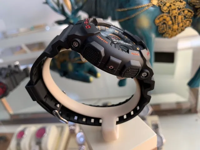 Casio G-Shock GA-100 কালো লাল সোনা স্পোর্টস ওয়াচ 4