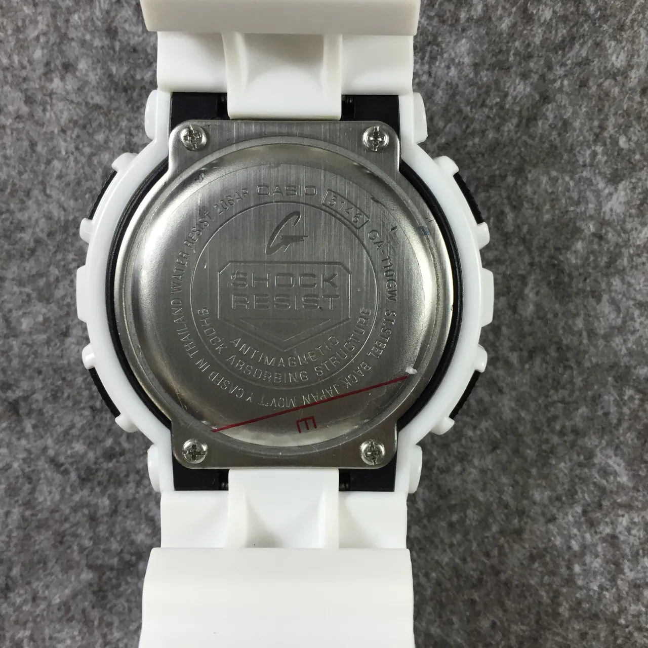 Casio G-Shock GA-100 सफेद और काला खेल घड़ी 9